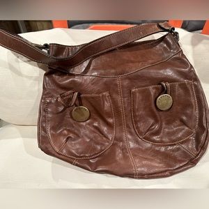 Brown hobo purse